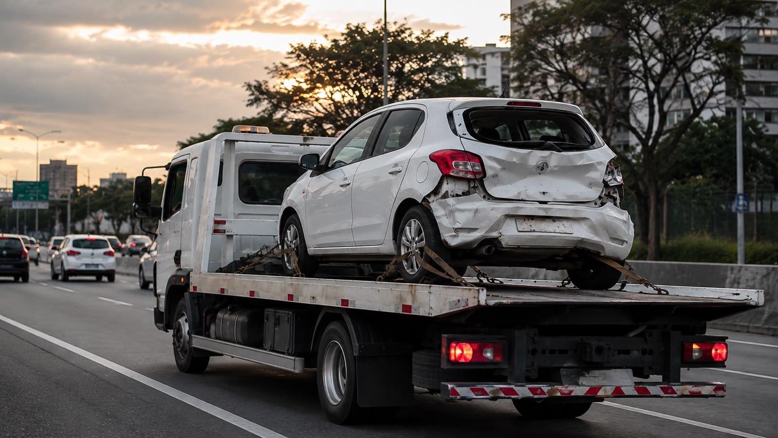 Assistência 24 horas em atendimento a associado da Util Proteção Veicular